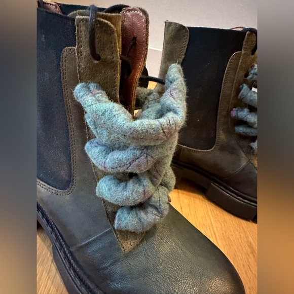 Papucei hand crafted green boots size 36 NWT - Picture 6 of 14